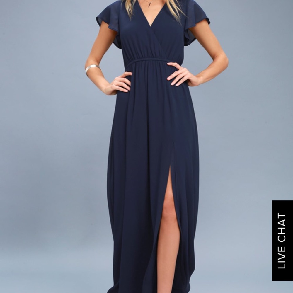 Lulus short sleeve maxi dress